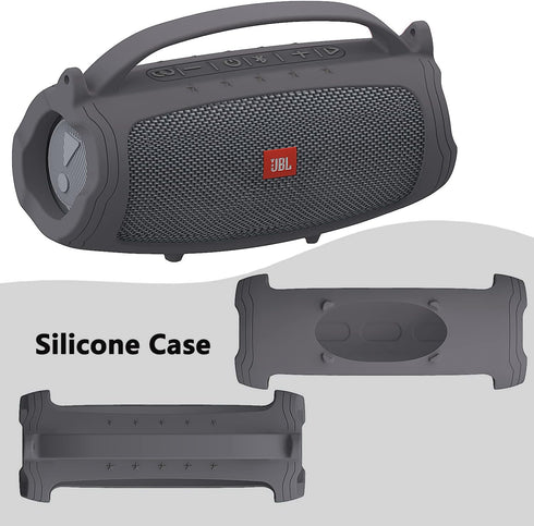 Silicone Cover Case Compatible with JBL Charge 4/Charge 5 Portable Bluetooth Speaker, Soft Skin Sleeve for JBL Charge 4/5 Bluetooth Speaker Access...