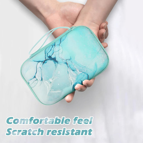 CameCosy DIY Phone Charger Cover Storage Sets USB Earphone Wire Saver Cable Organizer with Travel Storage Bag, Soft Cute Cable Protector Phone Cha...
