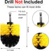 Drill Brush Nylon Drill Brush Attachment Electric Power Scrubber Scrub Brush Multi Purpose Cleaning Supplies for Drill Bathroom Surfaces Tub Grout...