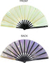 Frost Bite White Mint Fluid Iridescent Fan Festival Hand Fan, Rave Gear, Exclusive...