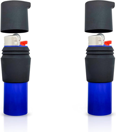 Waterproof Bic Lighter Case for Hiking, Camping, Travel, and Emergency Preparedness (2 Pack)...