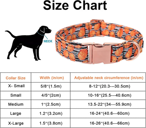 Maca Bates Halloween Pumpkin Dog Collar with Bow Bowtie for Dogs Sailor Bow Tie Adjustable Breakaway Cute Collars Accessories Fall Gift for Small ...