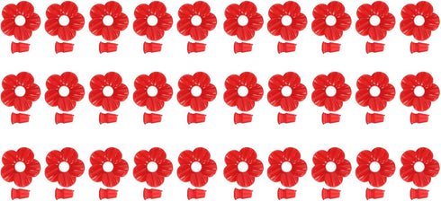 Hummingbird Feeder Flowers, 30 Pieces Multicolor Hummingbird Feeder Replacement Flowers Safe Environmentally Friendly Durable Attract The Bird's A...