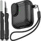 for AirPods Case Cover with Cleaning kit, Anti-Fall Lock Design, Powerful Drop Protection, Carbon Fiber Black for Apple AirPods 2nd 1st Generation...