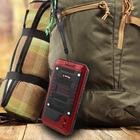 Beasyjoy for iPhone X iPhone 10 Metal Case Heavy Duty Aluminum Cover Waterproof with Screen Full Body Protector Shockproof Tough Rugged Durable Mi...
