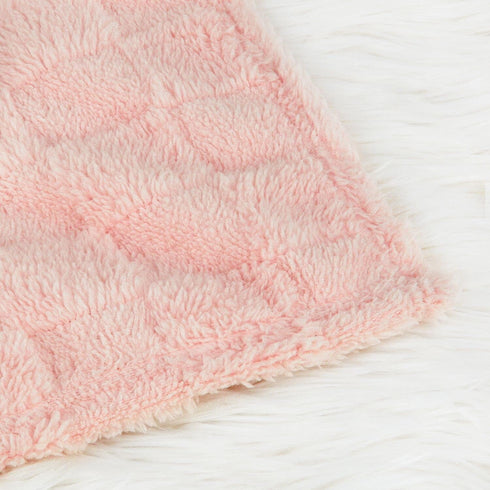 HOMRITAR Baby Blanket for Girls 3D Checkerboard Grid Ultra- Soft Fluffy Toddler Blanket for Kids Warm Cozy Chessboard Chocolate Design Infant Blan...