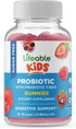 Lifeable Sugar Free Probiotics with Prebiotics Fiber for Kids – Great Tasting Natural Flavor Gummy Supplement – Keto Friendly Probiotic Chewable –...