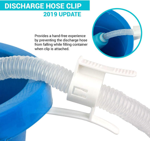 TERA PUMP TRFTCLN Aquarium Gravel Cleaner (BPA Free) Aquarium Sand Cleaner/Water Siphon with Long Nozzle & Water Flow Controller, (10-20 Gallon Ta...