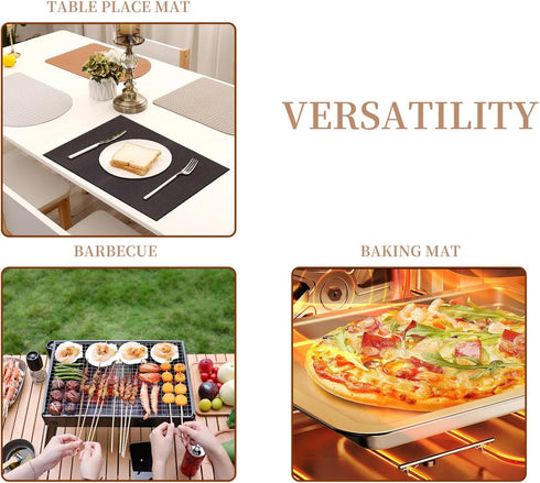 Grill Mats for Outdoor Grill, BBQ Grill Cooking Mat, BBQ Grilling Mat, Non Stick Grill Sheets 17" X 25"?5 Pack...