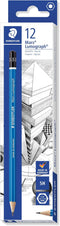 STAEDTLER Mars Lumograph 5H Graphite Art Drawing Pencil, Medium Hard, Break-Resistant Bonded Lead, 12 Pack, 100-5H...