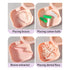 Push Type Denture Box, False Teeth Storage Case, Cleaning Mouth Guard Retainer Container for Home Travel (1Pack, Pink)...