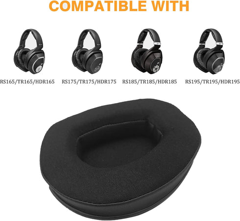 RS175/HDR175/TR175 Replacement Ear Pads Cooling Gel RS 175 Earpads, Upgrade Ear Cushions Parts Compatible with Sennheiser RS175/RS185/RS195/RS165,...