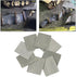 8X 1:35 Scale Steel Shed Corrugated Tile Table Material Miniature Architecture House Dioramas Building Model Kits Layout Scenery...