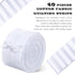BOAO 40 Pieces Fabric Strips Rolls Collection Jelly Fabric Strips for Quilting Roll up Fabric Craft Patchwork Strips DIY Sewing Fabric Rolls for H...