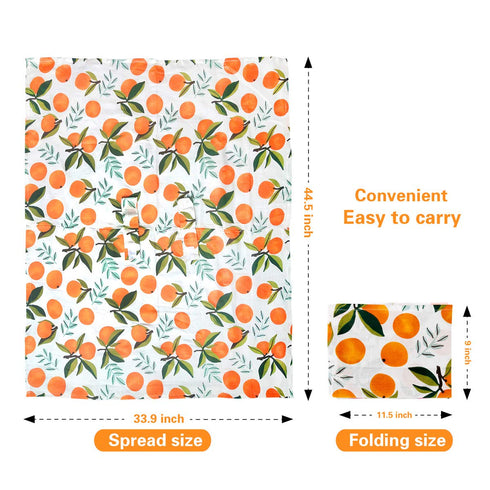 Baby Car Seat Cover Infant Carseat Canopy, Metplus Cotton Muslin Carrier Covers, Summer Stroller Canopie - Extra Wide Universal Fit, Lightweight B...