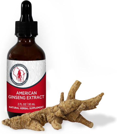 Dairyland American Ginseng Extract 2 Fl oz ??????, Authentic Wisconsin Ginseng Liquid for Healthy Energy, Vitality, Mood and More- Non-GMO, Gluten...