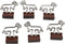 Dachshund Shaped Binder Clips 25 Count Bag Small 23mm Office Gift (Brown)...