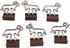 Dachshund Shaped Binder Clips 25 Count Bag Small 23mm Office Gift (Brown)...