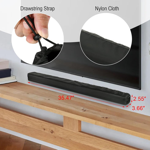 TXEsign Dust Cover Protective Case Compatible with Sony S100F 2.0ch Soundbar, Speaker Case Dust Case for TV Soundbar Slipcover Sony S100F Speaker ...