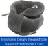 BCOZZY Neck Brace Pillow - Patented Relief for Neck Pain and Supportive Sleep-Soft, Washable, and Adjustable for Comfortable Resting. Black...