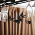 Outus 120 Pieces Black 3D Layered Butterfly Wall Decor Removable Butterfly Stickers Hollow Mural Decals for Birthday Cake Decorations Crafts Bouqu...