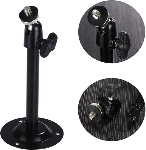 5.5inch Security Camera Wall Mount for Arlo,CCTV Bullet Camera Outdoor/Indoor Video Camera Ceiling Mount (2 Packs, Black)...