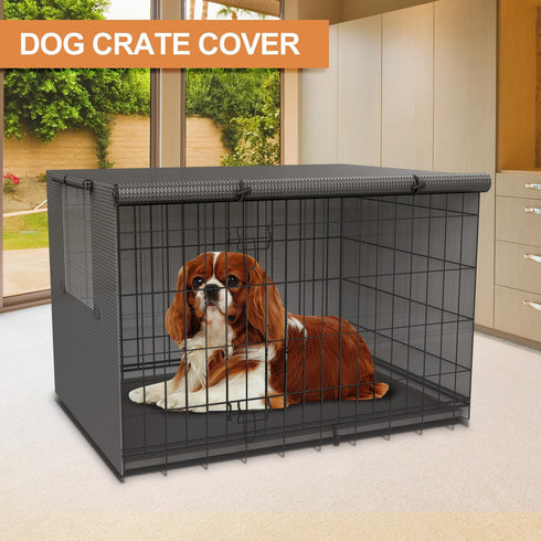 Dog kennel cover,Dog Cage Covers,Crate covers for dog cages,dog crate cover, cover,dog cage cover for winter outside,Warmer & Waterproof crate cov...