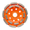 FEWELL 4 1/2” Concrete Grinding Wheel, Double Row Diamond Cup Wheel with 7/8” Arbor for Polishing and Grinding Concrete Surface Brick Stone Marble...