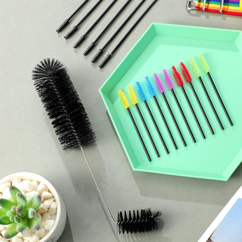 Hummingbird Feeder Cleaning Brush 19 Pieces 3 Size Mini Nylon Brush Set Double Headed Hummingbird Brush Clean Hard to Reach Places Tiny Cleaning B...