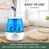 isinlive 16 Pack Demineralization Cartridge Compatible with HoMedics Ultrasonic Humidifiers, Filters Mineral Deposits, Prevents Hard Water Build-Up, Purifies Water, Eliminates White Dust and Odor