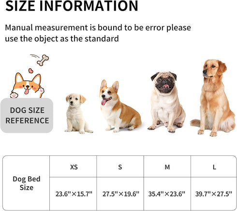 NOYAL Dog Bed Mat Soft Washable Dog Crate Pad Non-Slip Bottom High Resilience...