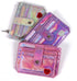 Fida&Moon Glitter Girl Small Wallet RFID Blocking Coin Purse Clip Card Holder (Glitter Pink)...