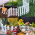 Miniature Dollhouse Fairy Garden Fence Decorative Picket Fence for DIY Diorama Crafts Project,40 Inches Long x 2 Pack (2 Pack of White)...