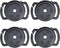 Haidong Camera Lens Cap Holder Cap Buckles Black Camera Lens Cap Cover Buckles for 67mm 58mm 52mm Lens Cap Size-4PCS...