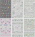 6 Sheets Flower Nail Art Stickers 3D Self-Adhesive Flower Nail Decals Spring Daisy Blossoms Design Floral Nail Sticker Spring Summer Nail Art Supp...
