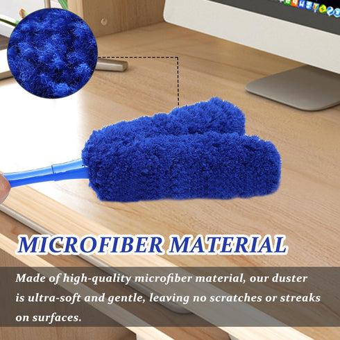 16 inch Microfiber Feather Duster, Big Microfiber Duster Make Home Cleaning More Efficient and Easy, Cleaning Tool for Office, Fan, Car, Computer,...