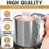 Stainless Steel Camping Mug with Handle - 13.5 oz Coffee Camping Mug with Carabiner Handle Portable Backpack Outdoor Hiking Cup Lightweight Campin...