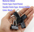 40 Pack Medium Binder Clips Black Paper Clips, 1 1/4 Inch / 32mm Binder Clips Metal Paper Clamps Office Clips School Supplies, File Binder Clips f...