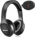 Bluetooth Headphones Over Ear, 70H Playtime and 3 EQ Music Modes Wireless Headphones with Microphone, HiFi Stereo Foldable Lightweight Headset, De...