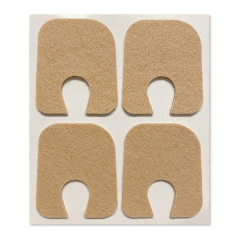 Aetna Foot Products - Adhesive Felt U-Shaped Callus or Toe Pads, Pack of 100, 1/8" Thick...