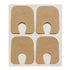Aetna Foot Products - Adhesive Felt U-Shaped Callus or Toe Pads, Pack of 100, 1/8" Thick...
