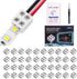 40 PCS 2-Pin 8mm Solderless Led Strip Connectors, Reliable Led Light Strip Connectors Screw Down 8mm Tape to Wire, Easy-to-Install Led Connector, ...