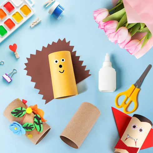 20 Pack Craft Rolls Brown Cardboard Tubes Crafting Paper Round Thick Tube for DIY Art Crafts Handmade Projects (2.04 x 3.9inch)...