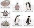 Polar Penguin Figure Playsets 7PCS Penguin Model Toy Desktop Decoration Collection Party Favors Toys for Boys Girls Kids...