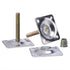 4PCS Leg Mounting Plates with Screws for Sofa Couches Tables Furniture Legs Brackets Hardware Attachment Plates Brackets M8 T-Plates...