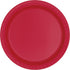 Ruby Red Solid Round Dessert Paper Plates - 7" (Pack of 8) - Vibrant Party Plates for Appetizing Treats - Perfect for Birthdays & Events...