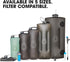 Hydrapak Seeker - Collapsible Water Storage (2L/70oz) - BPA & PVC Free Camping Hydration Reservoir Bag - Sutro Green...