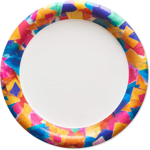 American Greetings Confetti Birthday Party Supplies, Dessert Plates (36-Count)...