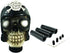 Abfer Manual Knob Shifter Skull Gear Shift Stick Car Shifting Knobs Pirate Style Fit Most Transport Vehicles (Black Glasses)...