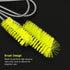 Stainless Flexible Cleaning Brush Double Ended Canister Filter Tube Hose Pipe Clean for Fish Tank Aquarium (Yellow)...